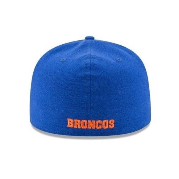New Era Denver Broncos Classic Logo 59FIFTY Fitted Fitted Hat Blue Size 7 New - Picture 4 of 4